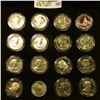 Image 1 : Felt Tray of (16) Susan B. Anthony Dollars including 1999 P Proof, 1979S, 80S, & 81S Proofs and a co