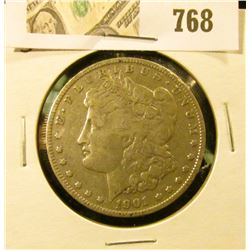 1901 S U.S. Morgan Silver Dollar. Fine.