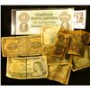 Image 1 : Bank of Mexico One Peso note; $3 Bulls Head facsimile Note; (2) Worn old Japanese Notes with Mum; 19