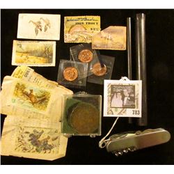 Multi-purpose Stainless Steel Pocket knife; 7/16" Extension wrench with bar; 1843-1968 Ottumwa Terri