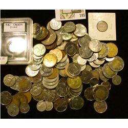 Over $50 face value in old Canada Coinage, including a fair amount of Silver.