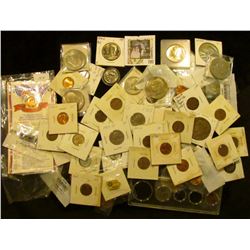 Nice Group of holdered coins including numerous Eisenhower Dollars in BU.