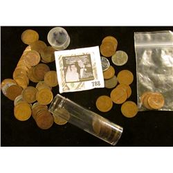 (29) Old Indian Cents; & (34) Old Lincoln Cents. All unsorted.