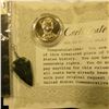 Image 3 : Abraham Lincoln Presidential Dollar with Certificate of Ownership & Authenticity; Flint Arrowhead on