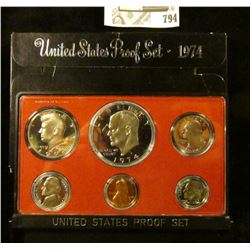 1974 S U.S. Proof set in original box of issue.