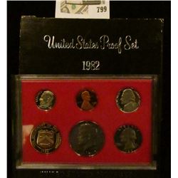 1982 S U.S. Proof set in original box of issue.