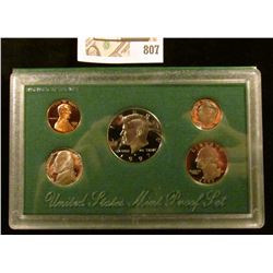 1997 S U.S. Proof set in original box of issue.