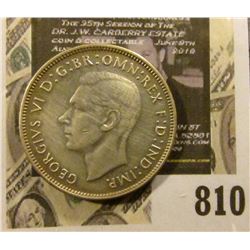 1942 S Australia Silver Florin, EF.