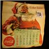 Image 1 : Large format 1955 Coca-Cola Calendar Girl Calendar. Some penciling on dates.