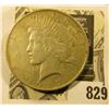 Image 1 : 1927 D U.S. Silver Peace Dollar.