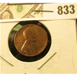 1924 D Lincoln Cent, VF.