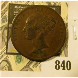 1874 Victoria Dei Gratia "Corner of Queen & Wellesley Streets/United Service/Hotel/Auckland, N.Z.", 