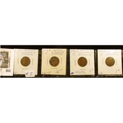 Group of 4 Better date Lincolns 1921S, 22-D, 23-S, & 24-S