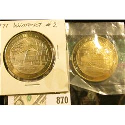2 different examples 1971 Winterset #2 Bridge Festival