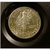 Image 2 : Mercury Dime 1943 D Unc in black holder
