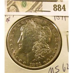 Morgan $ 1891  MS 62
