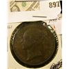 Image 1 : 1861  Jersey 1/13 shilling XF+  NGC price guide is $85 in XF