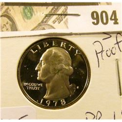 1978 S Washington Quarter Proof  PR 69