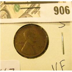 1909 S Lincoln Cent VF - Key Date - 1rst in a good group!