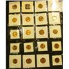 Image 2 : Sheet of 20 Gem Lincoln Wheaties  from 1940 to 1957-D C-35(2 blocks), C-36, C-51, C-51a, C-55, C-56,