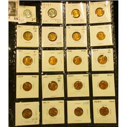 Another Sheet of 20 High Grade Wheats  1935 - 1958 D