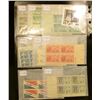 Image 1 : Grouping of Air Mail plate block U.S. stamps - Scott #'s C-34, C-60a, C-62, C-70  dates range from 1