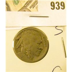 Buffalo Nickel 1918 S - Good - tougher date