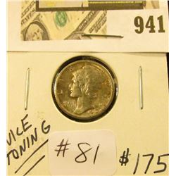 1916 S Mercury Dime  MS 63  FSB
