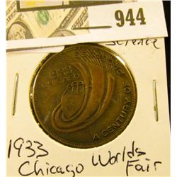 1933 Chicago Worlds Fair - Hall of Science Coin
