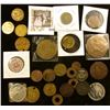 Image 1 : Mixed bag of misc tokens & medals - 25 in all