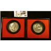 Image 1 : First 2 medals issued in 1974 "Americas First Medals" series, Washington before Boston & General Hor