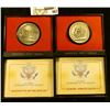 Image 2 : First 2 medals issued in 1974 "Americas First Medals" series, Washington before Boston & General Hor