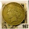 Image 1 : 1927 D U.S. Silver Peace Dollar. Fine.
