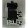 Image 1 : ACTION FIGURE ACCESSORIES - BATMAN CAPE, HANDS & TURNAROUND STAND - NEW IN PACKAGE