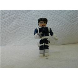 LEGO MINI FIGURE - BLUE & WHITE WITH 2 GUNS & HOLSTERS