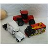 Image 1 : METAL TOYS - CASE INTERNATIONAL 9250 & MATCH BOX CHANNEL VAN & SEMI TRAILERS