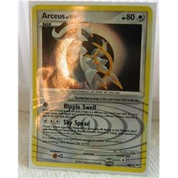 POKEMON COLLECTOR CARD IN PROTECTIVE SLEEVE - ARCEUS LV.100 HOLO - AR5
