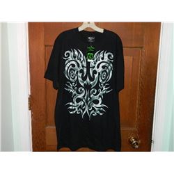 T-SHIRT - HEAVY COTTON  ROCK CHANG - GLOW IN DARK - BLADE STYLE PATTERN  - LIKE EAGLE TALONS ON BOTT