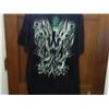 Image 2 : T-SHIRT - HEAVY COTTON  ROCK CHANG - GLOW IN DARK - BLADE STYLE PATTERN  - LIKE EAGLE TALONS ON BOTT
