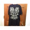 Image 3 : T-SHIRT - HEAVY COTTON  ROCK CHANG - GLOW IN DARK - BLADE STYLE PATTERN  - LIKE EAGLE TALONS ON BOTT