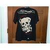 Image 2 : T-SHIRT - ED HARDY - WITH COLORED JEMS ATTACHED - "TAKE ALL" - "ED HARDY BY CHRISTIAN AUDIGER" - ACE