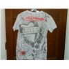 Image 2 : T-SHIRT - ED HARDY - WITH COLORED JEMS ATTACHED - "ED HARDY BY CHRISTIAN AUDIGER" - "LOVE KILLS SLOW