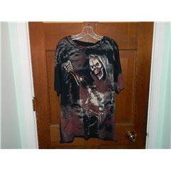 T-SHIRT -  AFFLICTION - GRIM REAPER WITH URN (GOLD FOIL) - 2XL