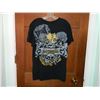 Image 2 : T-SHIRT - TAP OUT  - "TAPOUT" SKULL WITH GOLD - - ROTHHEBB ON BACK - XXL