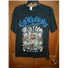 Image 1 : T-SHIRT - ED HARDY - WITH COLORED JEMS ATTACHED - "ED HARDY BY CHRISTIAN AUDIGER" - "TATOO SHOW LAS 