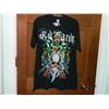 Image 1 : T-SHIRT - ED HARDY - WITH COLORED JEMS ATTACHED - "ED HARDY BY CHRISTIAN AUDIGER" - SKULL WITH SWORD