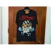 Image 1 : T-SHIRT - ED HARDY - WITH COLORED JEMS ATTACHED - "ED HARDY BY CHRISTIAN AUDIGER" - SKULL WITH CHECK