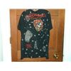 Image 2 : T-SHIRT - ED HARDY - WITH COLORED JEMS ATTACHED - "ED HARDY BY CHRISTIAN AUDIGER" - WOLF WITH LONG T