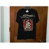 Image 1 : T-SHIRT - DON ED HARDY - WITH COLORED JEMS ATTACHED - "ED HARDY BY CHRISTIAN AUDIGER" SKULL I N TOP 