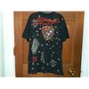 Image 2 : T-SHIRT - ED HARDY - WITH COLORED JEMS ATTACHED - "ED HARDY BY CHRISTIAN AUDIGER" - WOLF WITH LONG T